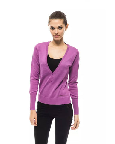 Ungaro Fever Women's Purple Wool Sweater - 44 IT