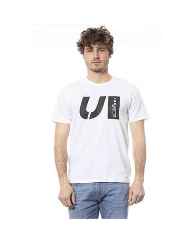 Ungaro Sport Men's Elegant Crew Neck Cotton Tee - XL