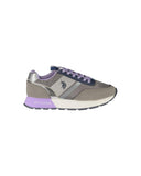 US POLO ASSN Women's Gray Polyester Sneaker - 37 EU