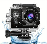 Action Camera 4K HD 16MP WiFi Waterproof 30M Sports Camera With 140° Wide Angle BLACK COLOUR