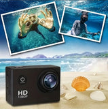 Action Camera 4K HD 16MP WiFi Waterproof 30M Sports Camera With 140° Wide Angle YELLOW COLOUR