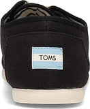 TOMS Heritage Mens Canvas Casual Shoes Sneakers Lace Up Low Cut - Black - US 10