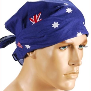 Australia Flag BANDANA 100% Cotton Head Wrap Bandanna Summer Neck Scarf