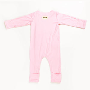 Ponchik Babies + Kids - Magnetic Bamboo Body Suit - Love - 12-18m