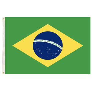 Brazil Country Flag Heavy Duty Brasil World Cup Brazilian  - 150cm x 90cm