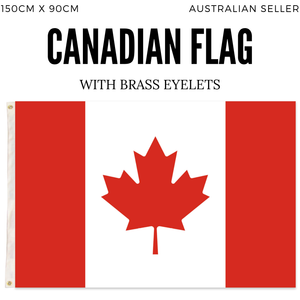 Canada Country Flag Heavy Duty Canadian Maple Leaf  - 150cm x 90cm