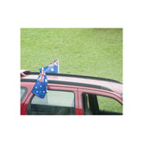 1x AUSTRALIA CAR FLAG with Window Clip Flags Australia Day 30cm x 45cm