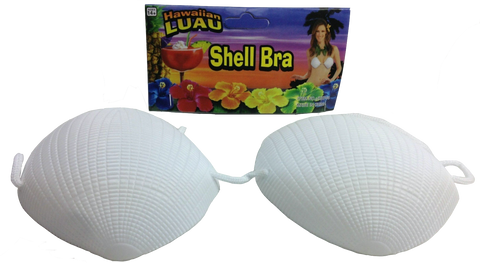 SHELL BRA Costume Party Hawaiian Hula Beach Dress Top Tropical Mermaid