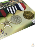 3x Army Solider Medals Combat Party Costume Halloween Fancy Dress Replica