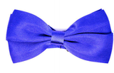 Mens BOW TIE Wedding Tuxedo Formal Bestman Necktie Classic Plain Party Pre-tied - Blue