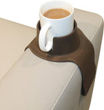 Couch Coaster The Ultimate Drink Holder for Your Sofa Lounger Couch - Mocha Brown