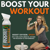 10 Litres of Boost Sport Oxygen in a Can Supplemental - 200 Breath (Large) - 1 Pack