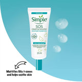 Simple 25ml SOS Clearing Booster Long Lasting Shine & Blemish Control