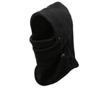 Thermal Fleece Balaclava Face Mask Beanie Hat Ski Snowboard Motorbike - Black