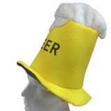 BEER HAT Drinking Mug Party Costume Accessory Fancy Dress Cap Halloween Unisex