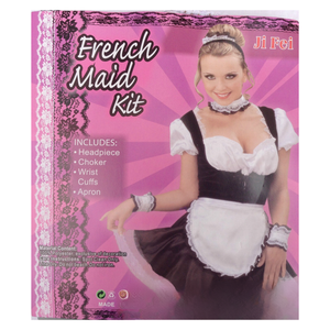 FRENCH MAID KIT Costume Accessory Waitress Halloween Ladies Party Adult