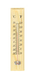 27cm WOODEN THERMOMETER Indoor Outdoor Glass Wall Hanging Room Sensor Jumbo