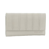 Pierre Cardin Womens Leather Tri-Fold Wallet RFID in Bone