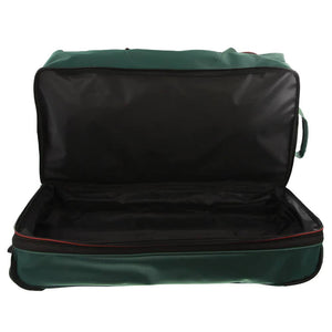 Pierre Cardin Trolley Bag Medium Soft Travel Luggage Wheeled Duffle 72cm - Green