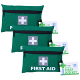 3x 92 Pcs Travel First Aid Kit Medical Workplace Set Emergency Family Safety