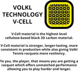 VOLKL V-CELL 10 (300g) Tennis Racquet - Unstrung - 4 3/8