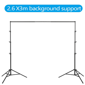 Hridz 2.6M*3M Heavy Duty Backdrop Support System for Photography Background Photo Video