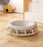 Timber Gyro Cat Nest Bed