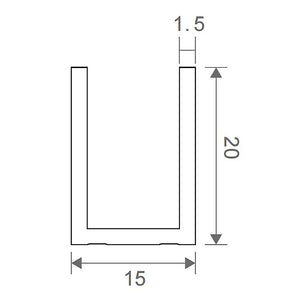 70cm Frameless Glass Bath Screen with Wall Channel - White