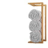 Wall Towel Rack for Rolled Towels Bathroom Storage