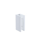 Glass-to-wall/floor Shower Screen U-bracket in White