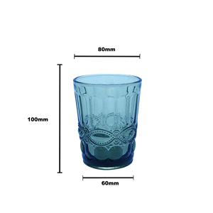 Faubourg Embossed Tumbler - 250ml blue