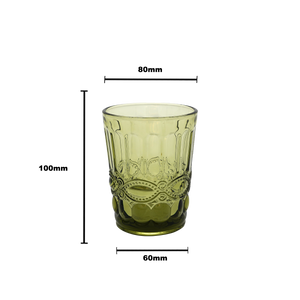 Faubourg Embossed Tumbler - 250ml green