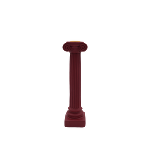 Parthenon Candle Holder red