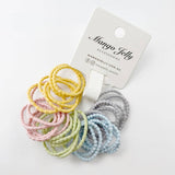 MANGO JELLY Kids Hair Ties (3cm) - Bubbly Milky -Twin Pack