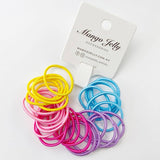 MANGO JELLY Kids Hair Ties (3cm) - Classic Summer Bright - One Pack