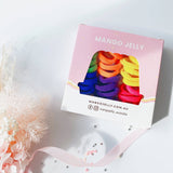 MANGO JELLY Metal Free Hair Ties (3cm) - Retro 36P -Twin Pack