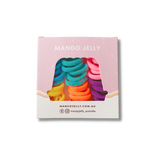 MANGO JELLY Metal Free Hair Ties (3cm) - Colour Wheel 36P - One Pack