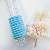 MANGO JELLY Metal Free Hair ties (4.5cm) - School Colour Light Blue 10P - One Pack