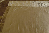 Large Thick Velvet Curtain Stunning Flocking 560x230cm+30Hooks Gold