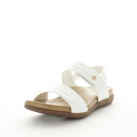 AEROCUSHION Women's MENDRA Sandals White Shoe 38EU