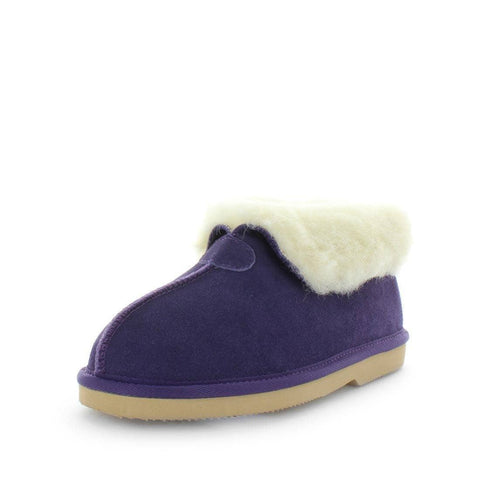 JUST BEE Women's COSA Slippers Purple 7US