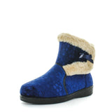 Panda PELLIDY Slippers Uggs Blue Embossed Shoe