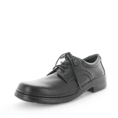 WILDE SCHOOL Girl's JESMY School Black Smooth Shoe 9US