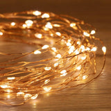 Battery Operated 100 LED Wire Pin Lights – 10m, available in 3 Colors - Cool White