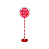 LED Stop Here Sign Multi 100cm Adjustable Height