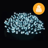 Solar + USB 300 LED Dual Use Fairy Lights – 29.9m, available in 3 Colors - Cool White