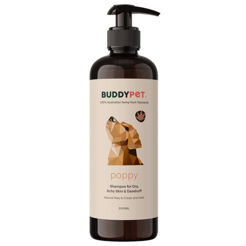 Poppy - Hemp Shampoo for Dry, Itchy Skin | 500ml