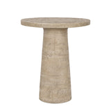 LOGAN CEMENT ROUND SIDE TABLE