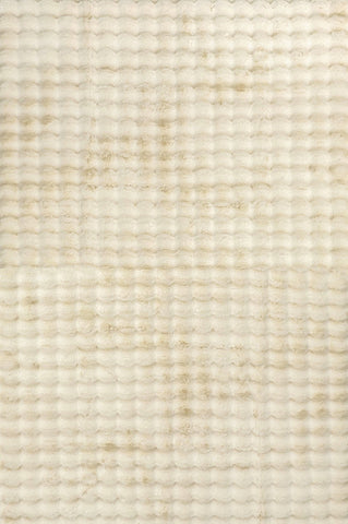 Bubble Washable Rug - Natural 140X70Cm