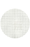 Bubble Washable Rug - White 100X100Cm